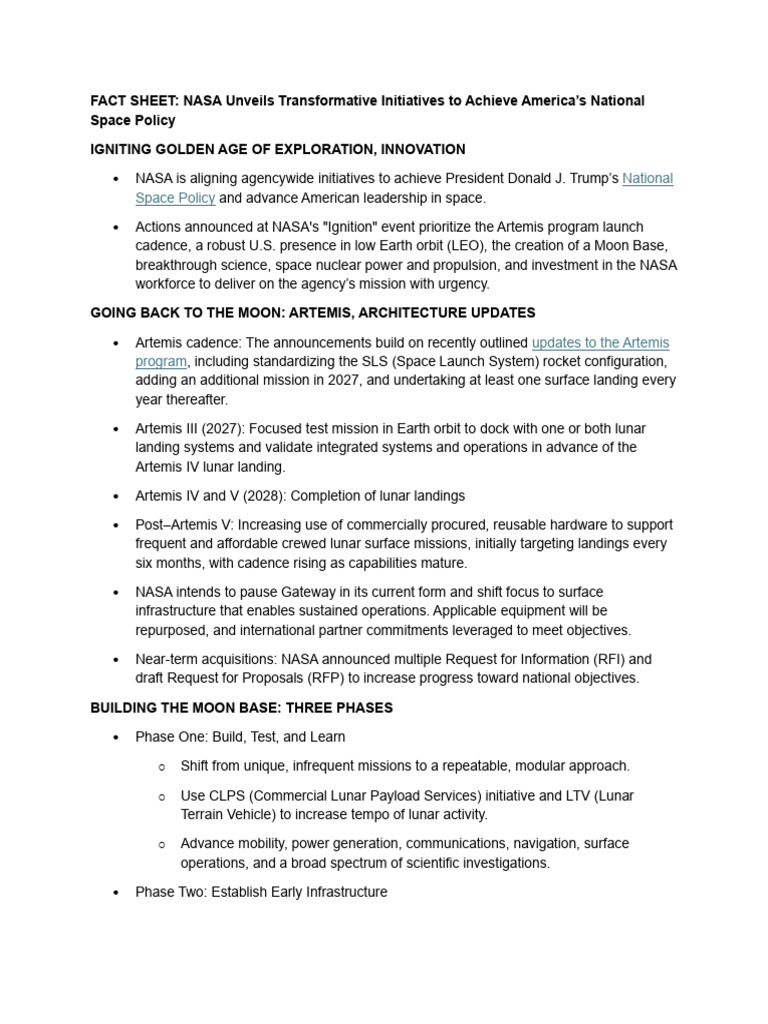 Ignition | PDF | Nasa | International Space Station