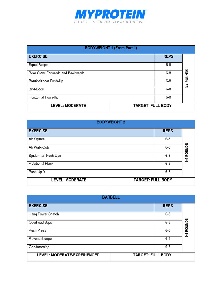 MRT Programs | PDF | Kettlebell | Strength Training
