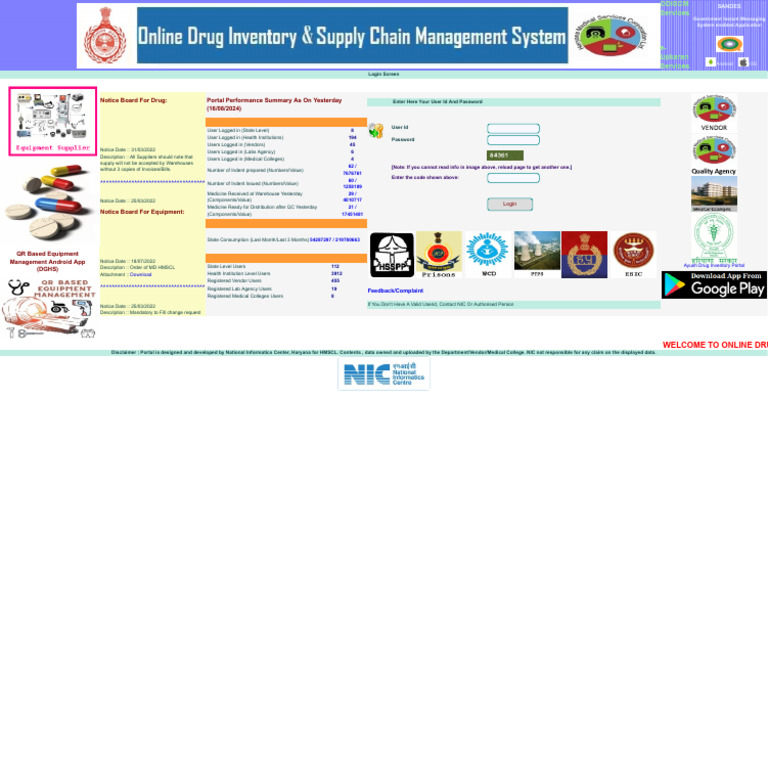 Online Drug Inventory and Supply Chain Management System | PDF | Mobile ...