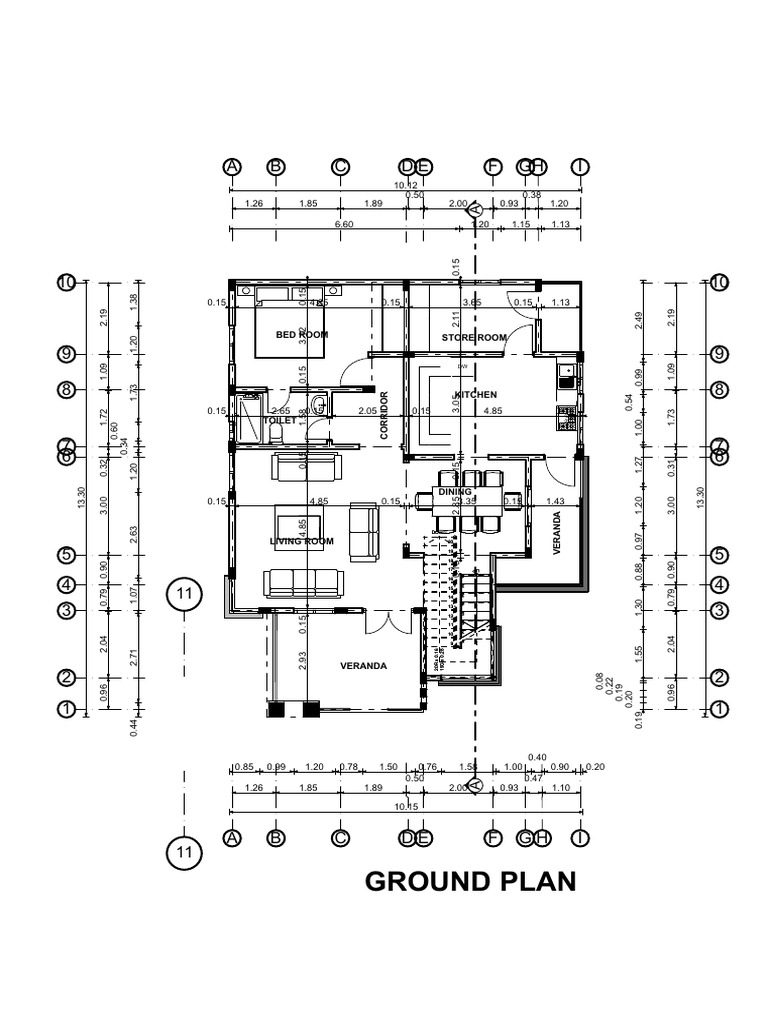 2) Ground Plan | PDF