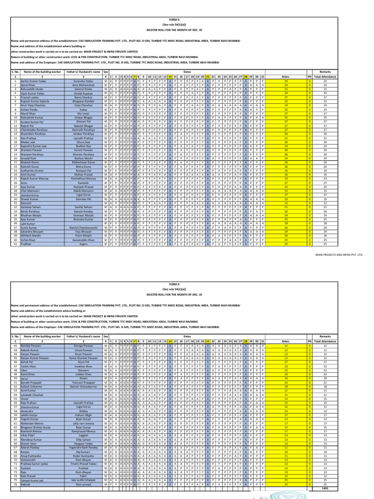 Form X Wpipl Worker Dec. 2025 | PDF