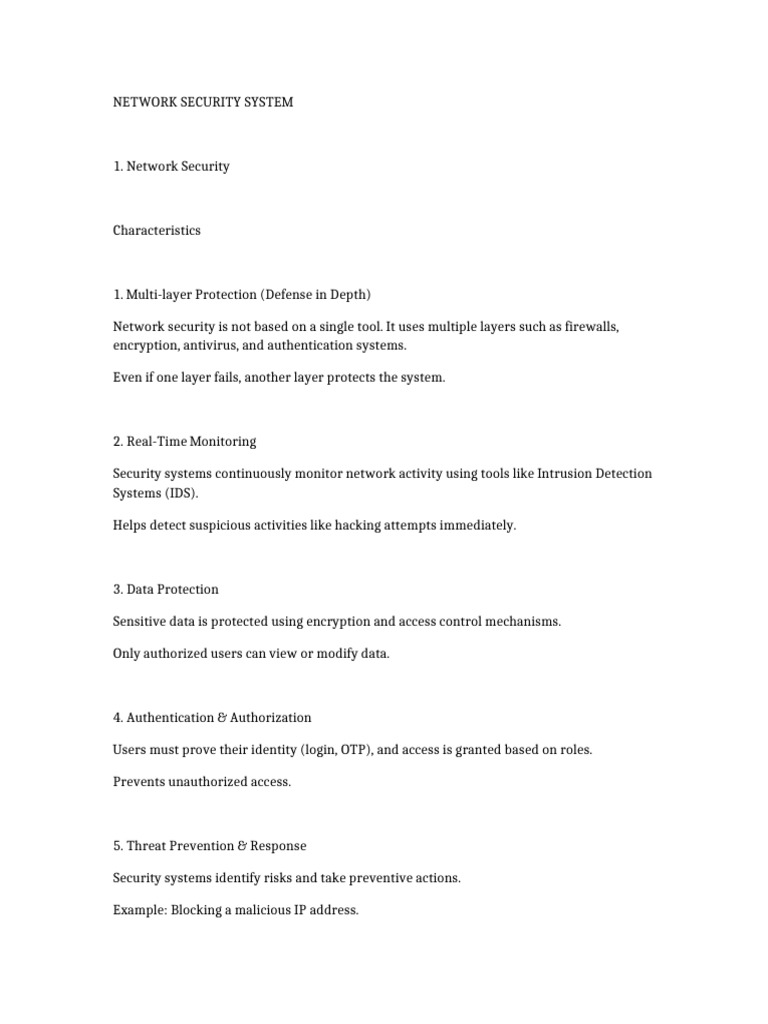 Enhanced Network Security Notes | PDF | Security | Computer Security