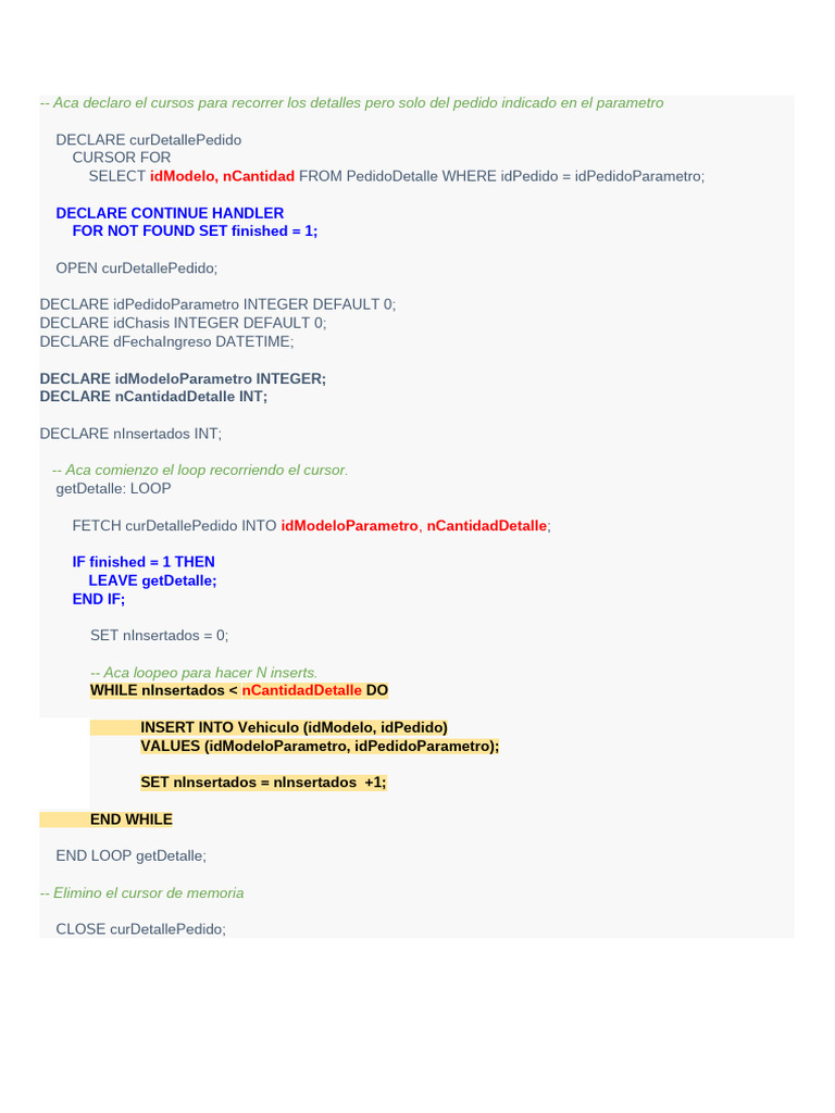 Ejemplo Cursor | PDF