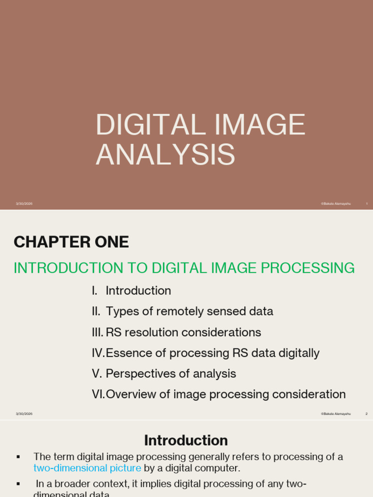 Digital Image Analysis | PDF | Remote Sensing | Covariance