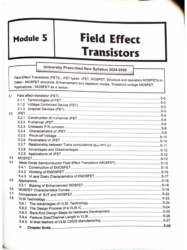Field Effect Transistor | PDF