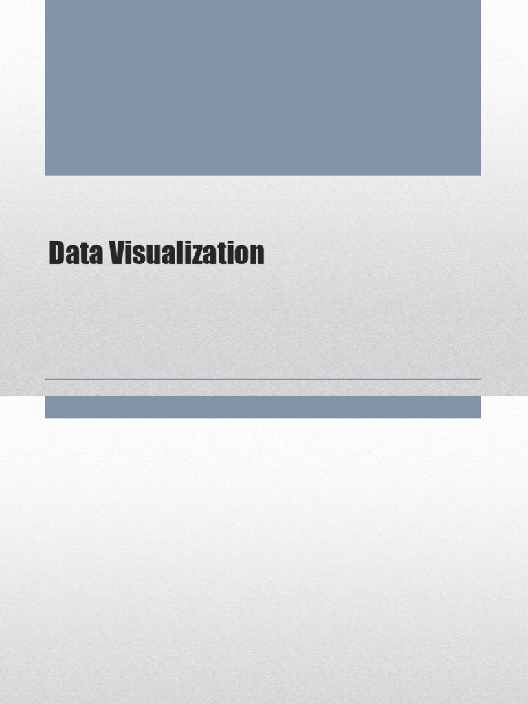 Data Visualization | PDF