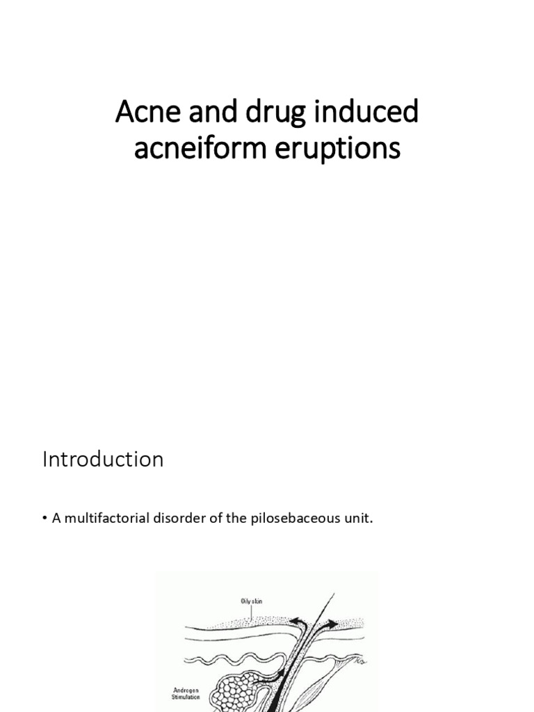 مشاركة Acne and Drug Induced Acneiform Eruptions 2026 | PDF ...