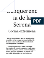 Cocina Extremeñabenquerencia de La Serena