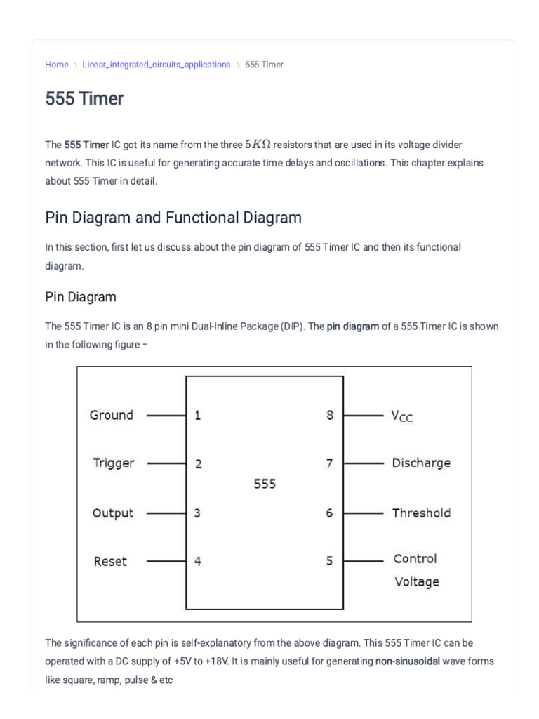 555 Timer | PDF