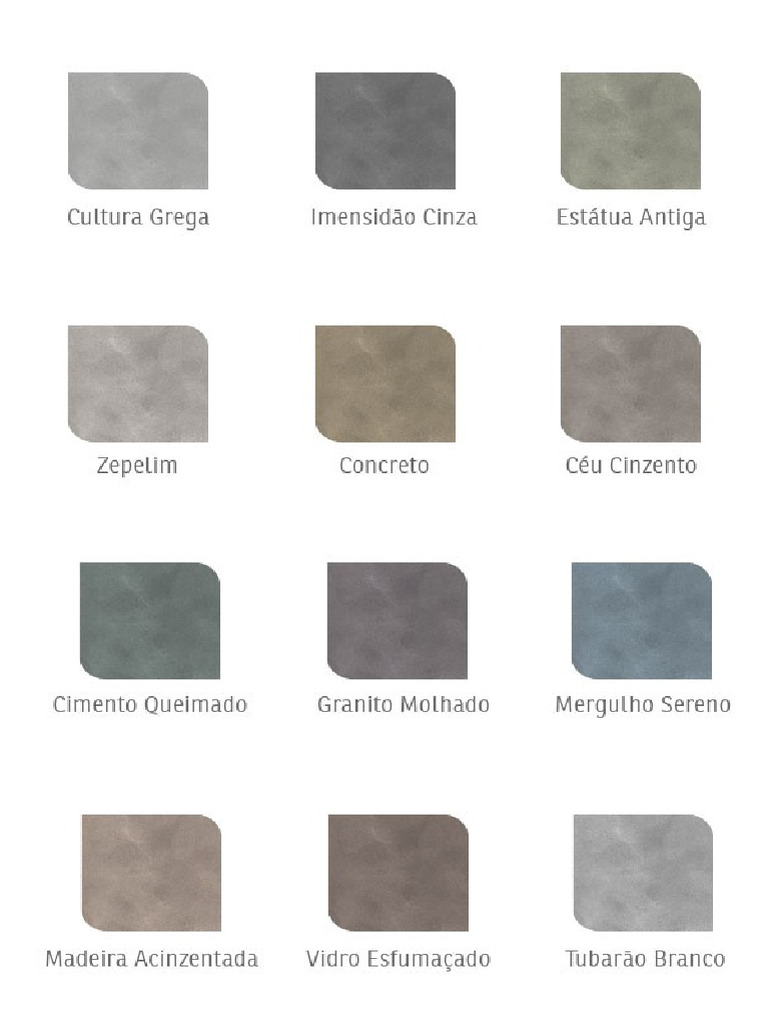 Cores Cimento Queimado | PDF