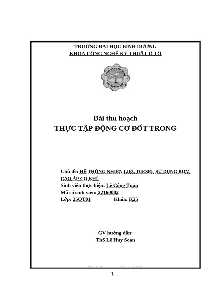 Lê Công Tuấn Final | PDF