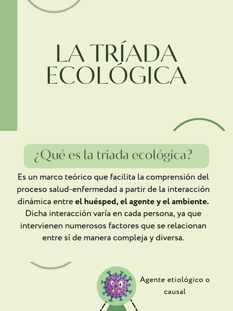 Triada ecológica | PDF | Virus | Enfermedades y trastornos humanos