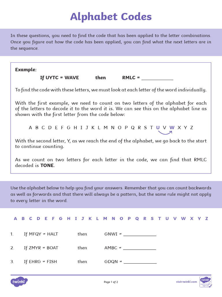 Verbal Reasoning Alphabet Codes | PDF | Chess Theory | Chess