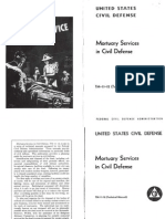 Mortuary Services in Civil Defense (1956)