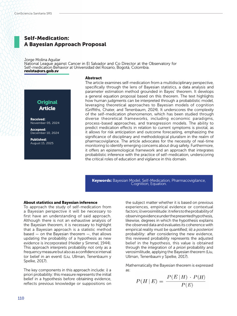 ABayesian Approach Proposal | PDF | Bayesian Inference | Pharmacovigilance