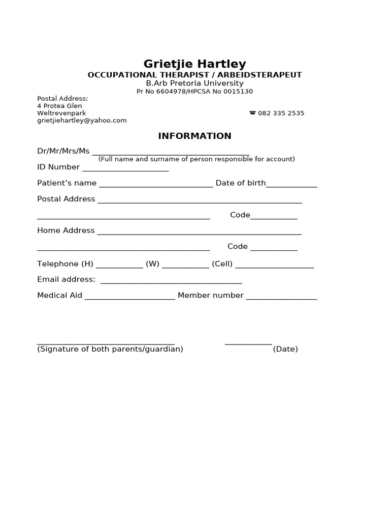 Therapy Consent | PDF