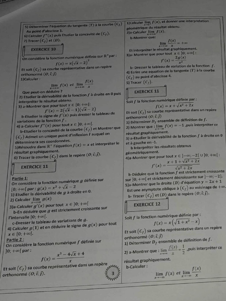 Exercices Maths | PDF