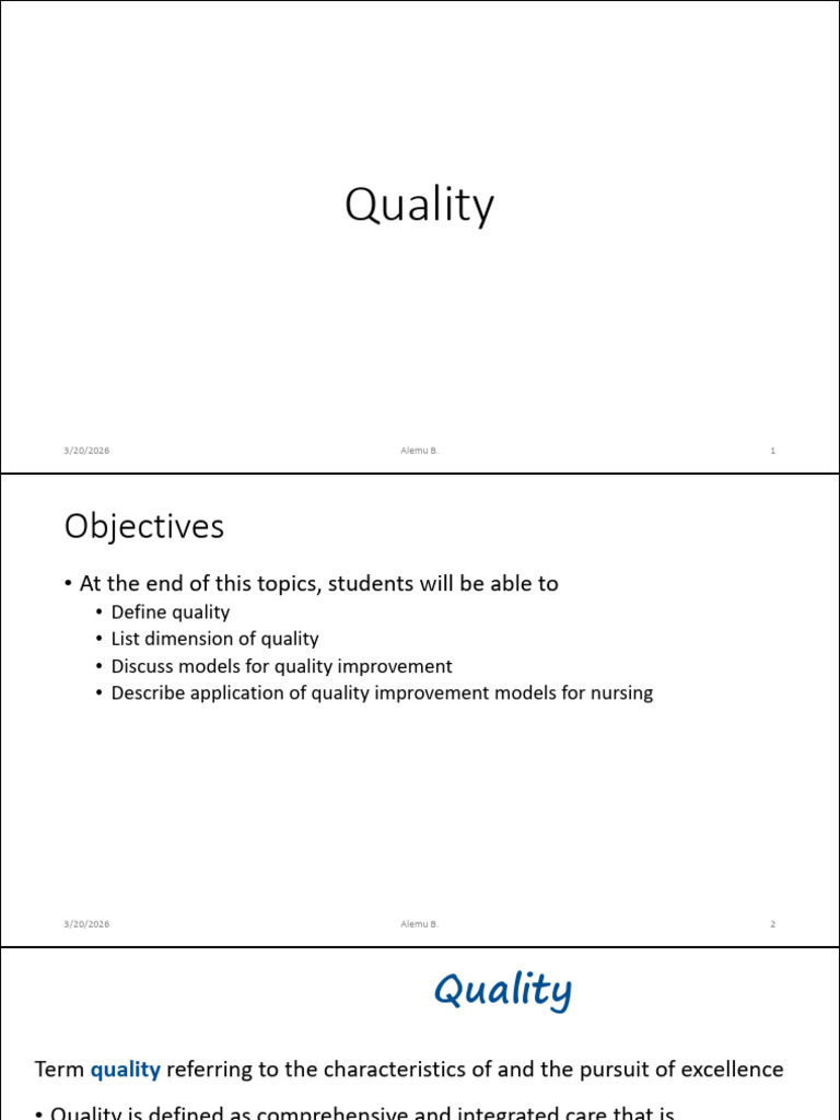 Quality | PDF