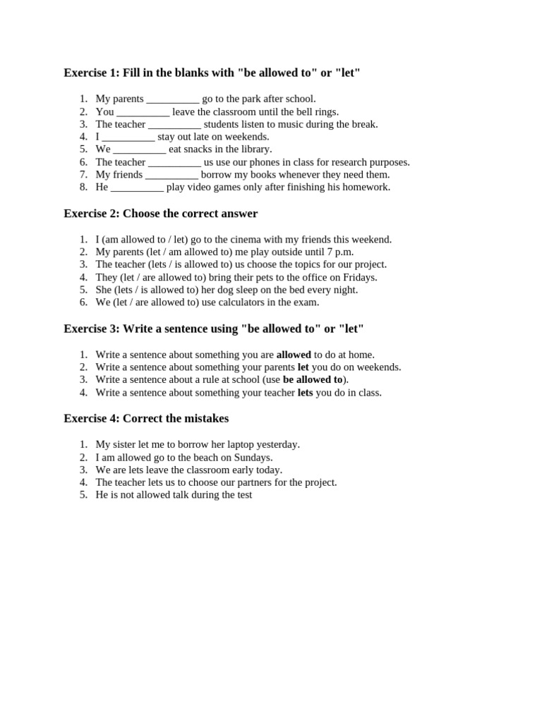 Be Allowe To Let | PDF
