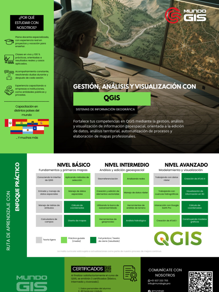 Brochure 2026 - QGIS | PDF | Sistema de información geográfica ...