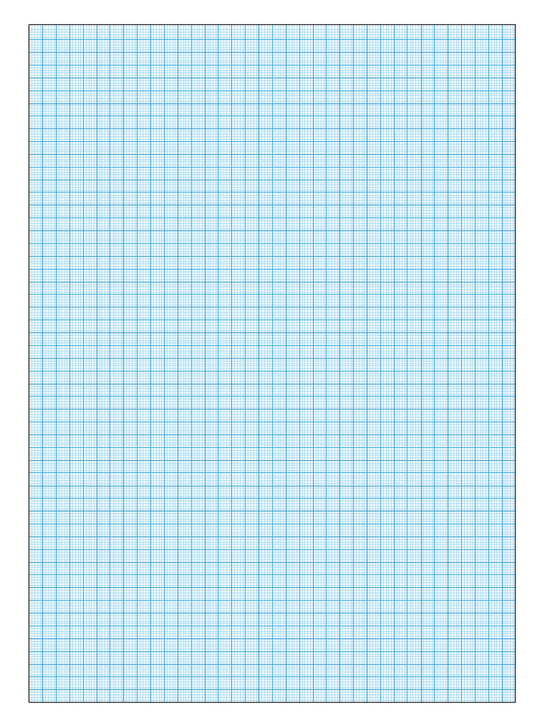2025 Millimeter Graph Paper Printable A4 Page 1 | PDF