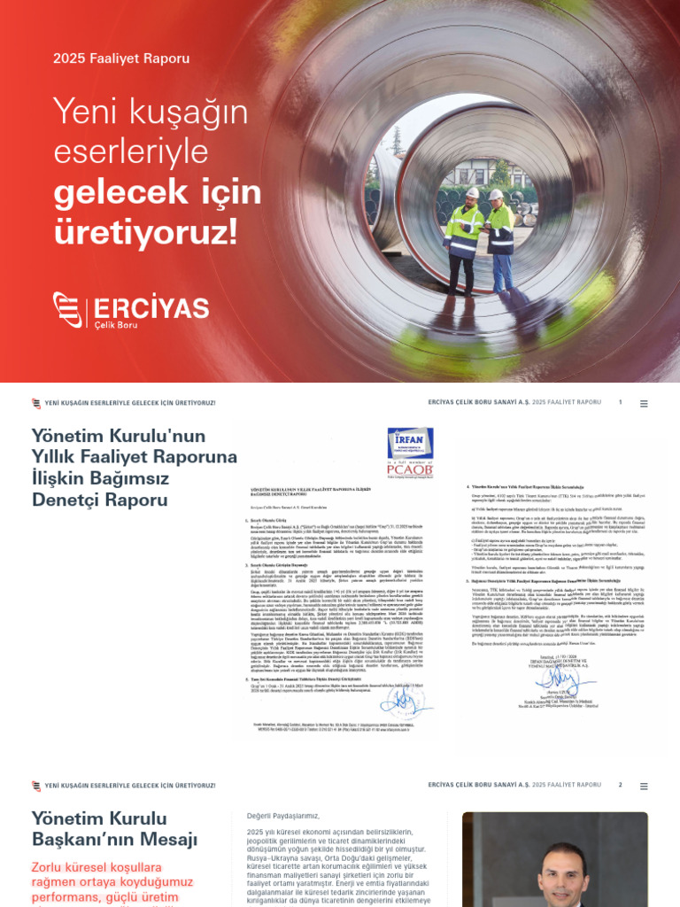 Ercb - 2025 Faali̇yet Raporu | PDF
