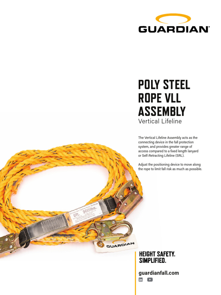 Poly Steel Rope Vertical Life Line | PDF | Rope