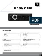 Car Audio System GT-X333 - OM - EN