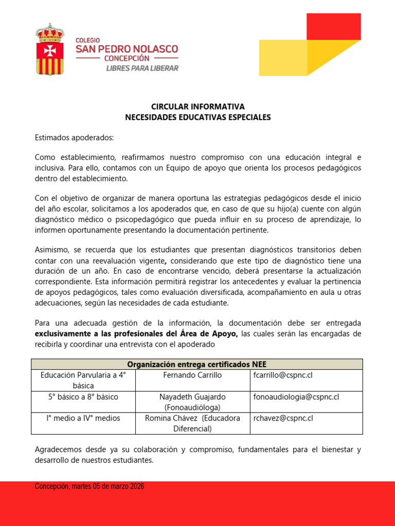 Circular Informativa | PDF