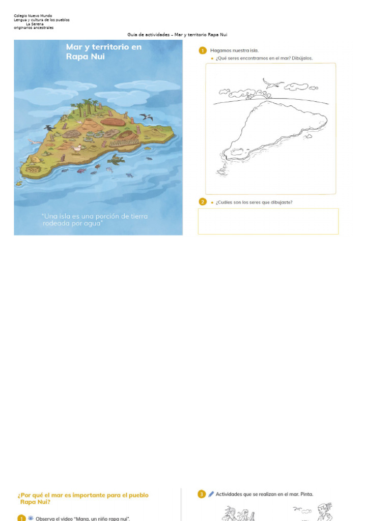 Clase 22 - Mar y Territorio Rapa Nui | PDF