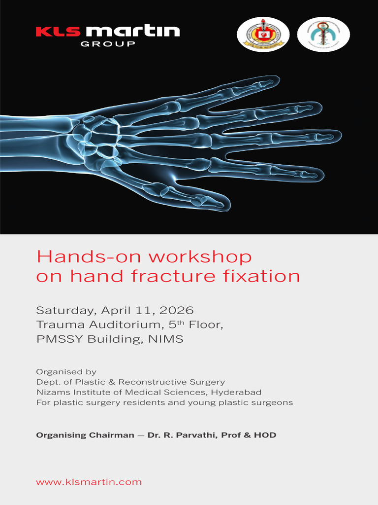 Workshop Hand Fracture Fixation India 0426 MB | PDF