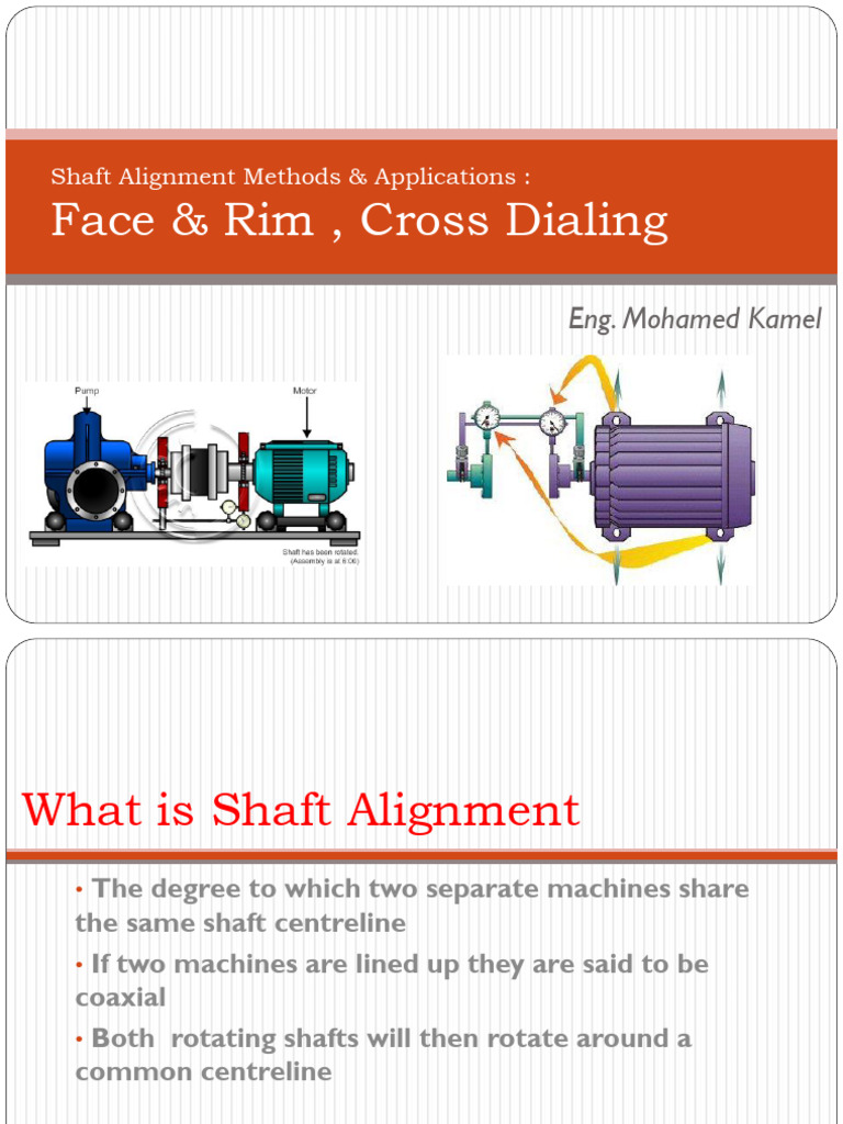 Shaft Alignment Methods & Applications | PDF | Mechanical Engineering ...