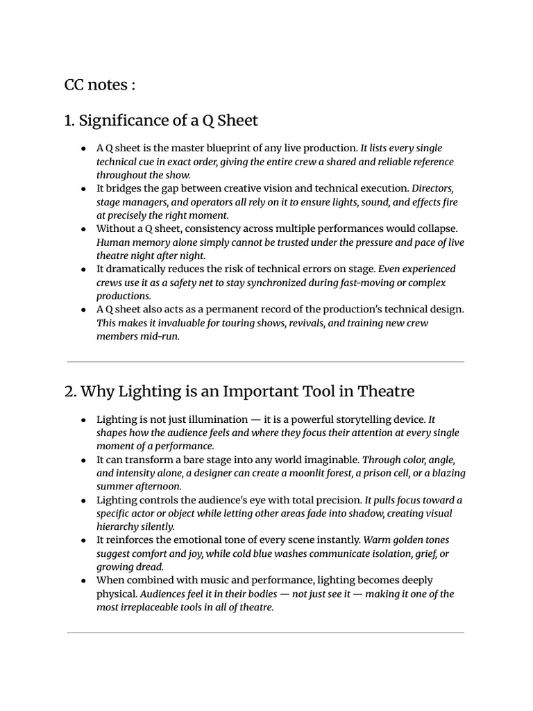 CC Notes | PDF | Microphone | Loudspeaker