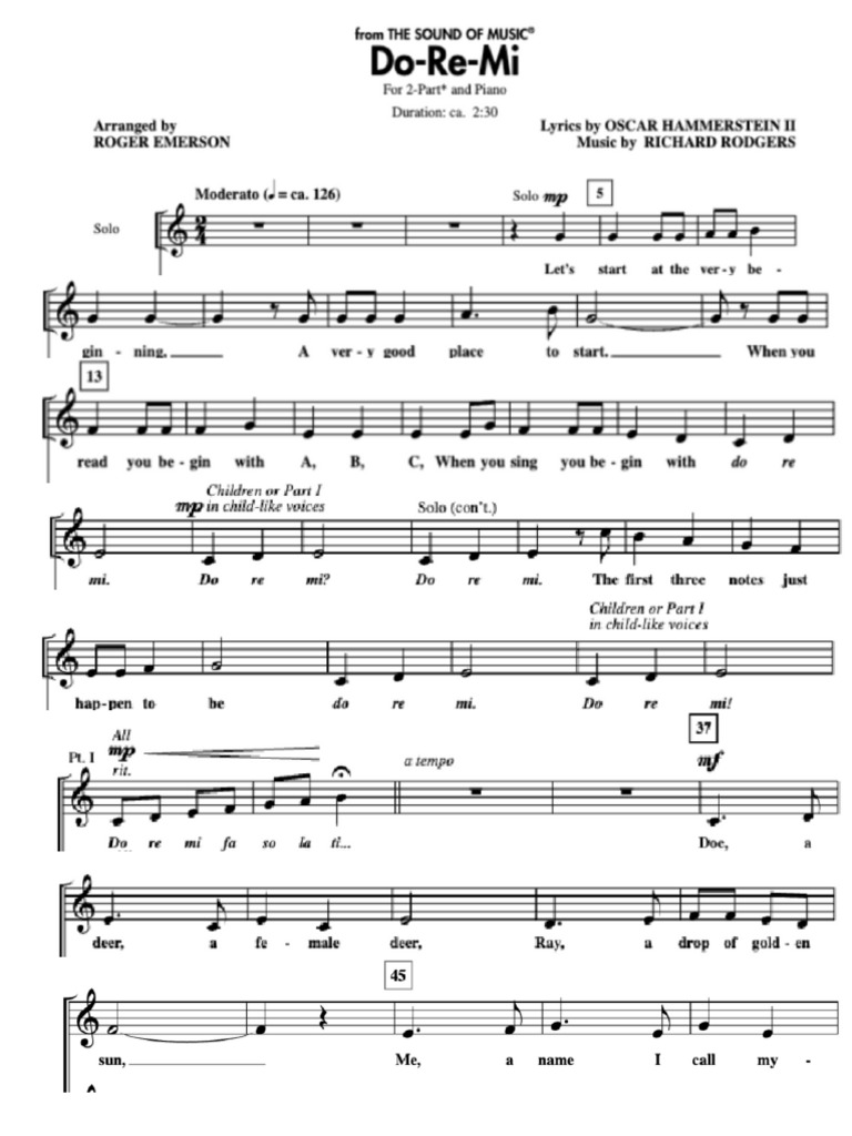 Do Re Mi Sheet Music | PDF