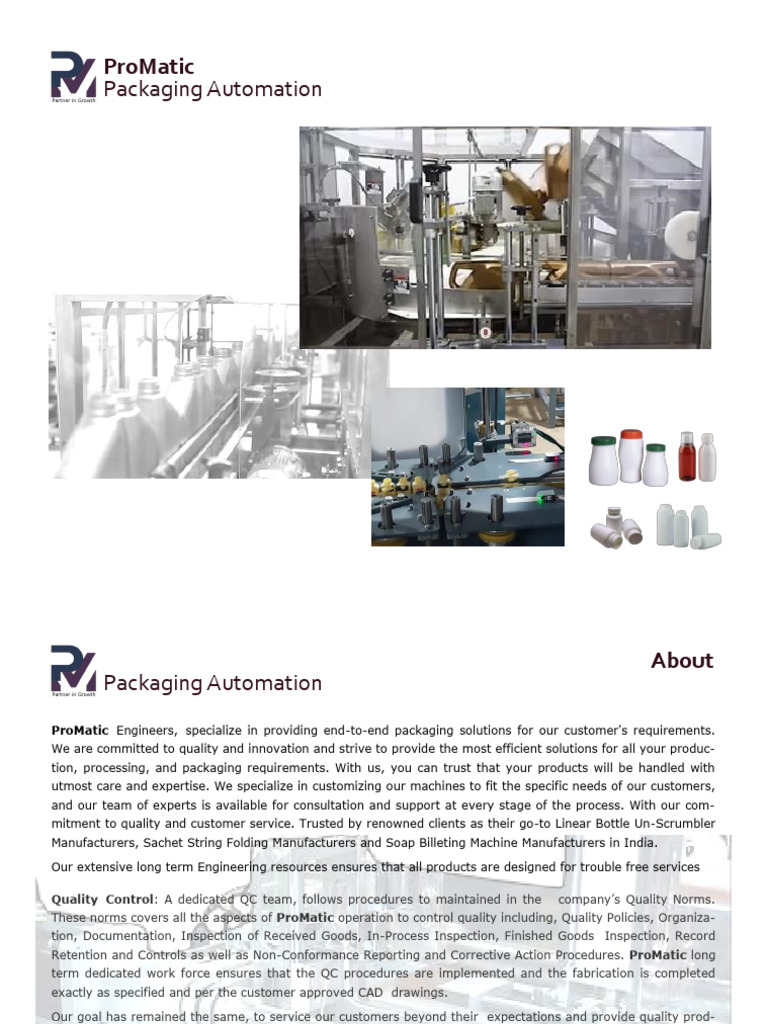 Packaging Automation 2026 | PDF | Automation | Programmable Logic ...