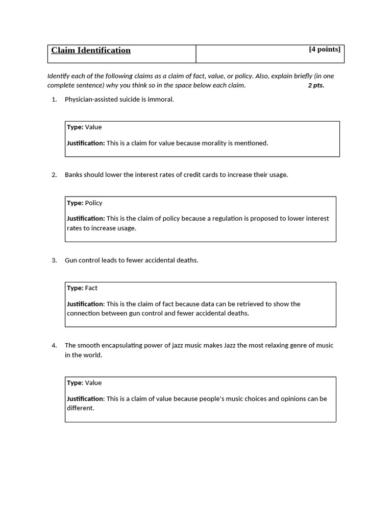 Sample Claims For MT | PDF