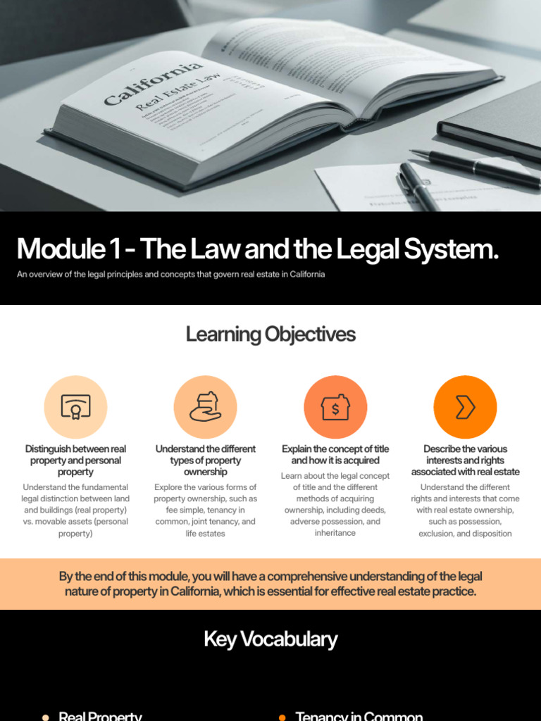 Legal - Module 1 Law and The Legal System. | PDF | Concurrent Estate ...