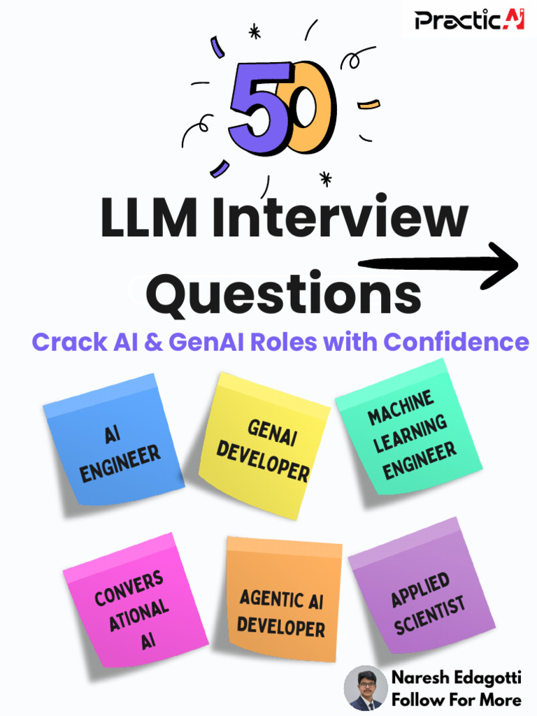 LLM Interview Questions: Crack Ai & Genai Roles With Confidence | PDF
