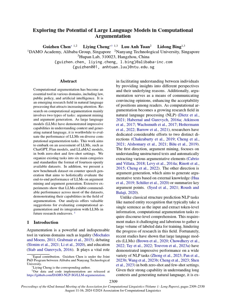 Exploring The Potential of Large Language Models in Computational ...
