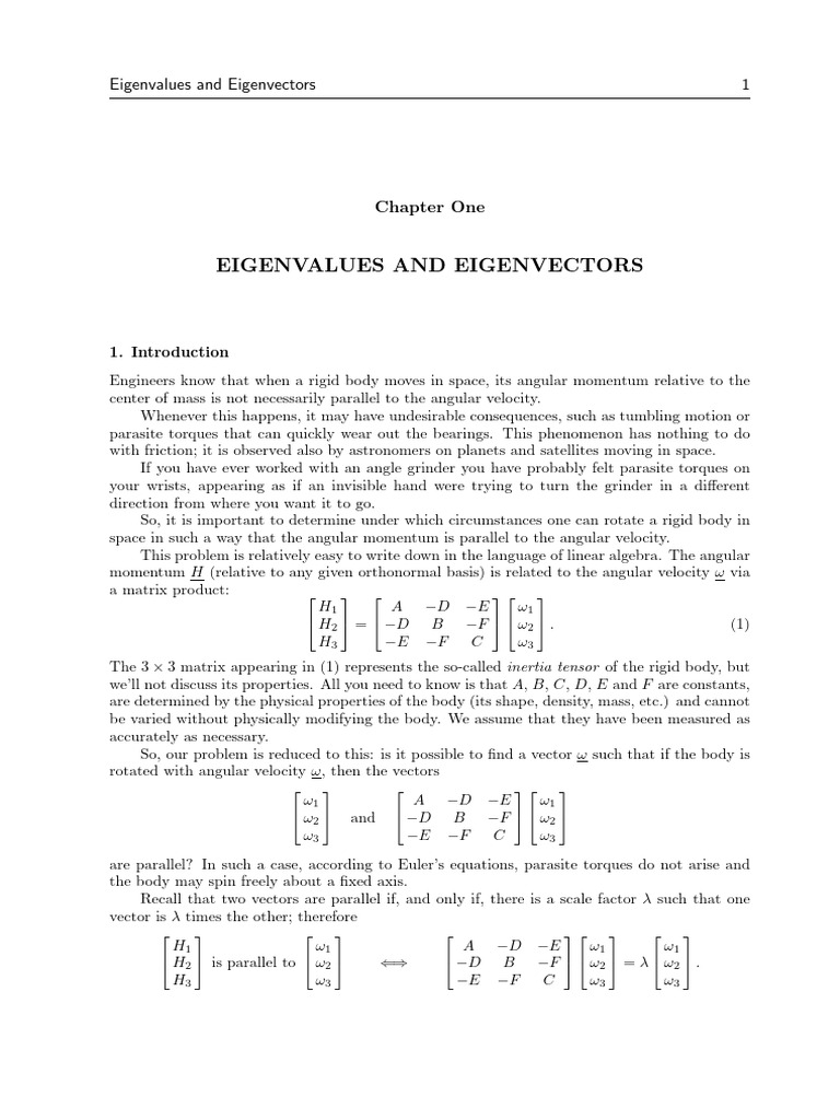 m248 Linear Algebra Notes | PDF | Eigenvalues And Eigenvectors | Matrix ...