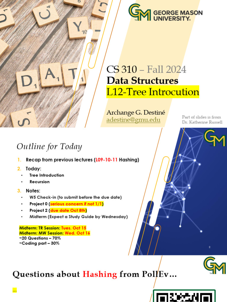Lecture 12 Tree Introduction | PDF | Algorithms And Data Structures ...