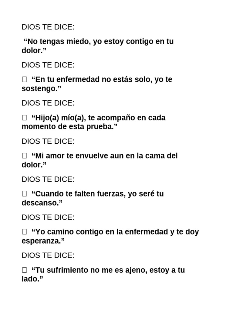 No Tengas Miedo | PDF | Amor