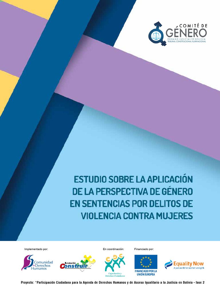 Aplicacion de La Perspectiva de Genero en Delitos de Violencia | PDF ...