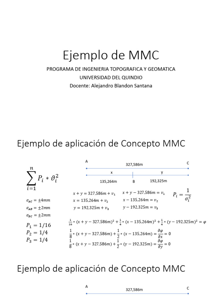 Ejemplo de MMC | PDF