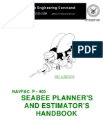 Seabee Planner's and Estimator's Handbook