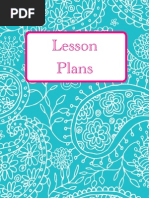 Download Turquoise Paisley Lesson Plan Binder Cover by Amie Diprima Brown SN102026355 doc pdf