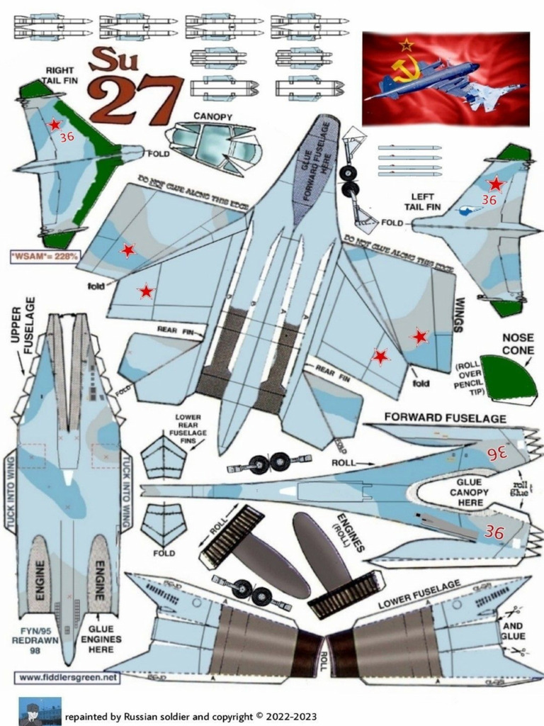 Plane Papercraft Pack | PDF