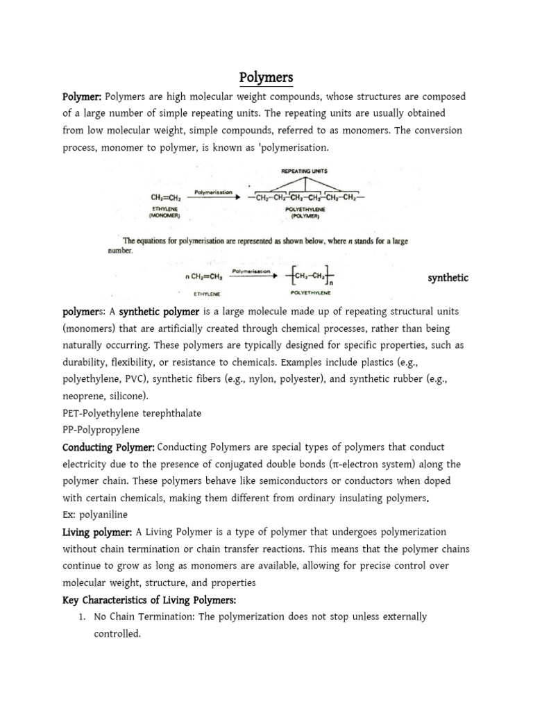 Polymer Note | PDF