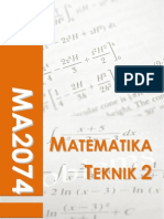 Solved Problems - Midterm Test Engineering Mathematics MA2074 ITB / Solusi UTS 1+2 2012 Matematika Teknik 2 by Adji Gunhardi
