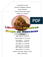 Libro para Maestros.Grupo Máscaras.F.